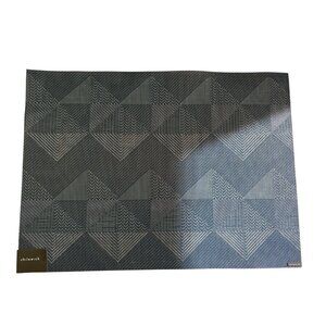 Chilewich Quilted Ink Placemats 14" X 19" Set Of 3